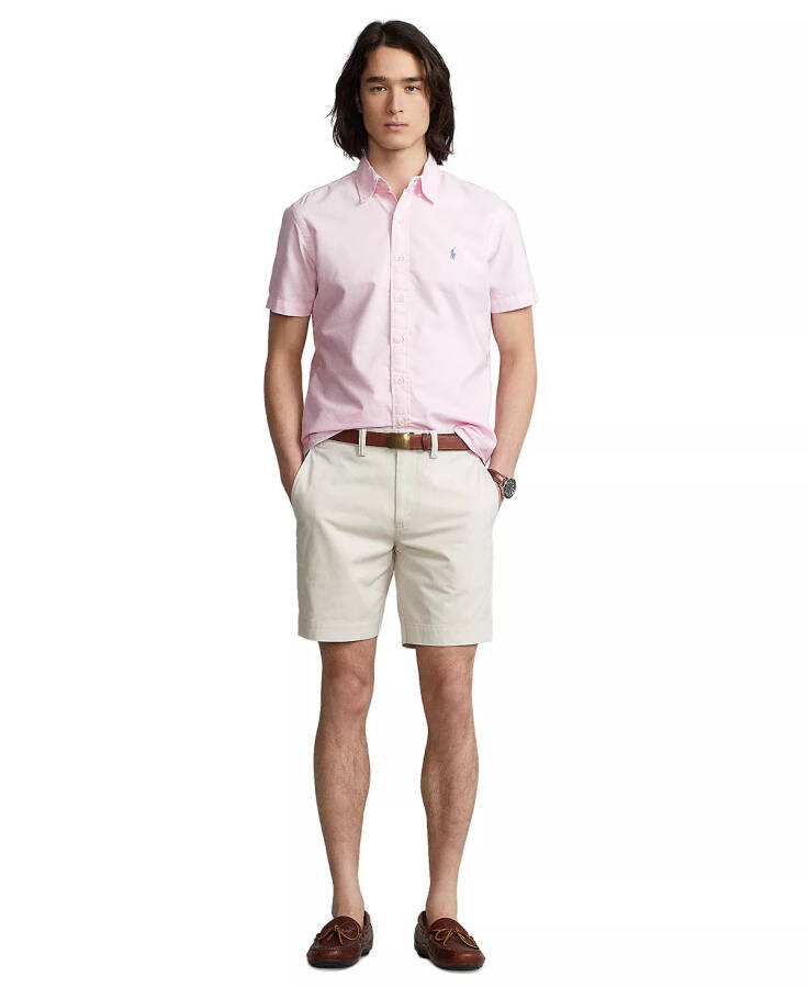 Men's Classic-Fit Short-Sleeve Oxford Shirt Carmel Pink - 2