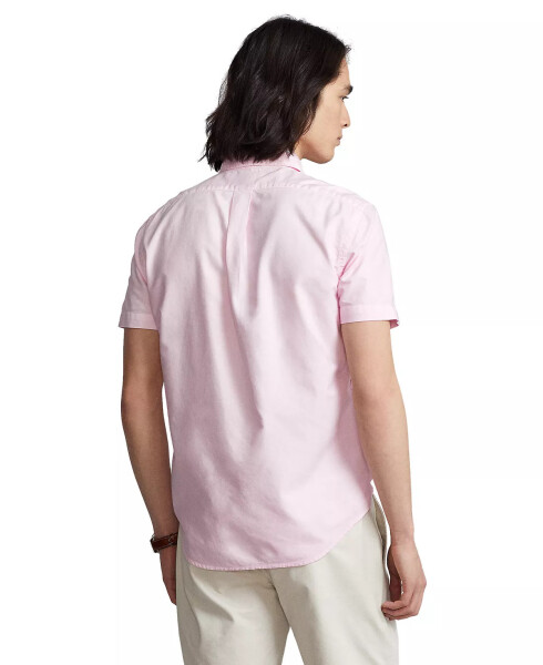 Men's Classic-Fit Short-Sleeve Oxford Shirt Carmel Pink - 4