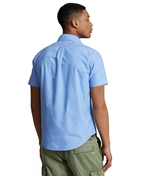 Men's Classic-Fit Short-Sleeve Oxford Shirt Harbor Island Blue - 4