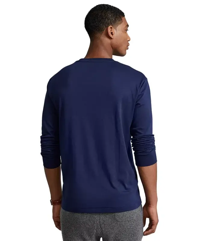 Men's Classic-Fit Soft Cotton Crewneck T-Shirt - Refined Navy - 4