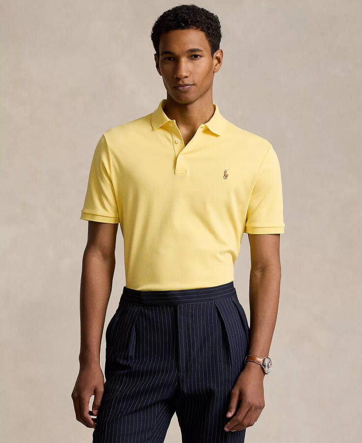 Men's Classic Fit Soft Cotton Polo Beekman Yellow - 1