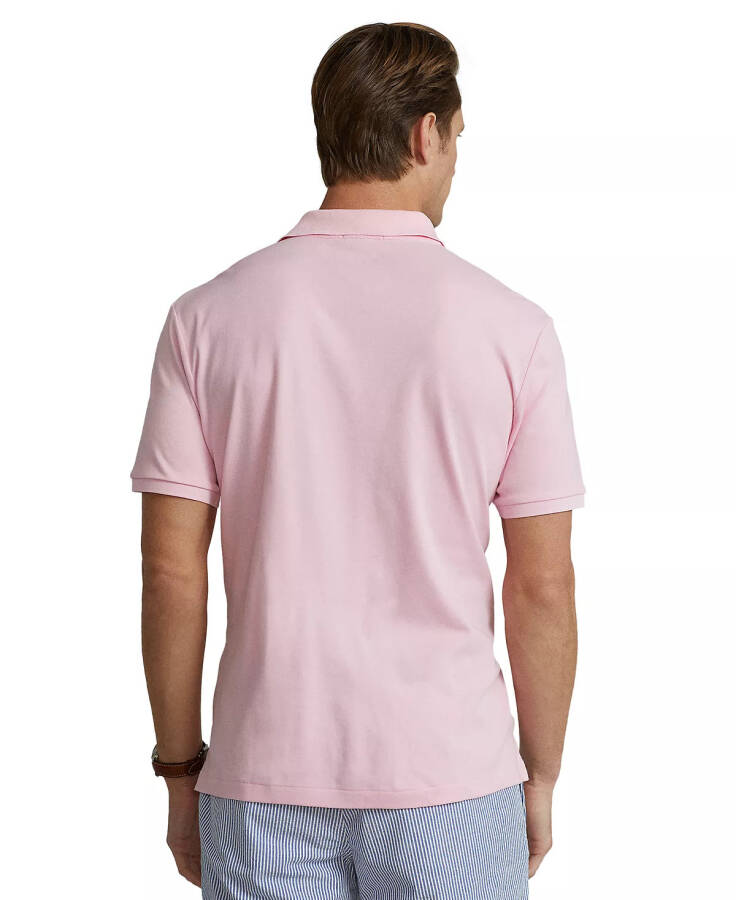 Men's Classic Fit Soft Cotton Polo Carmel Pink - 6