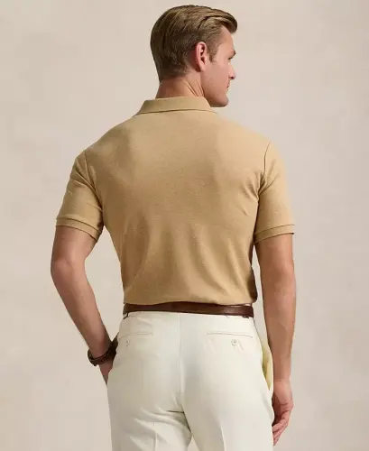 Men's Classic Fit Soft Cotton Polo-Classic Camel Heather - POLO RALPH LAUREN (1)