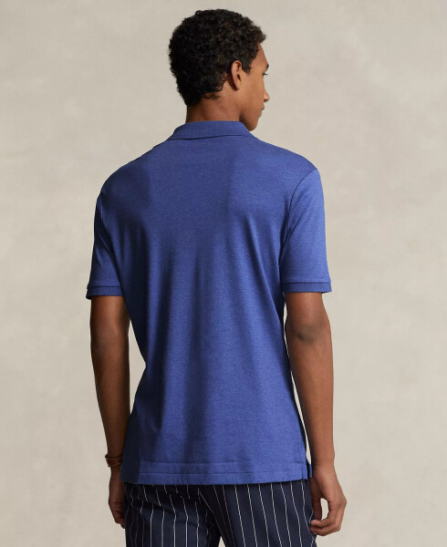 Men's Classic Fit Soft Cotton Polo Faded Royal Heather - 2