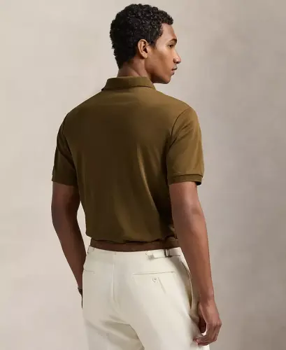 Men's Classic Fit Soft Cotton Polo - Nature Brown - POLO RALPH LAUREN (1)