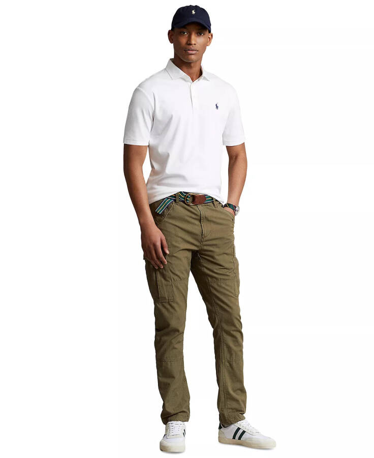 Men's Classic Fit Soft Cotton Polo New White - 2