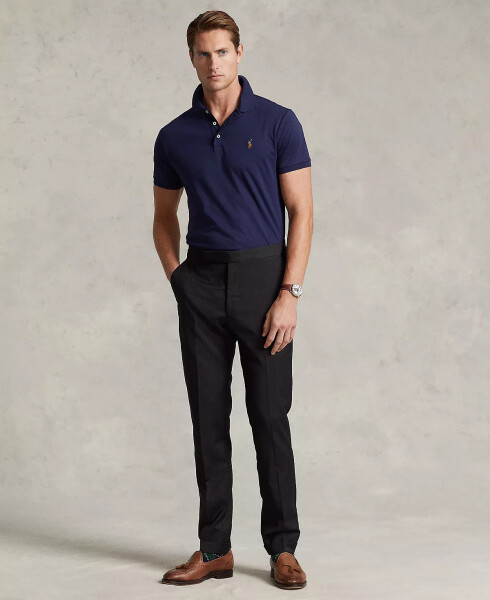 Men's Classic Fit Soft Cotton Polo Refined Navy - 4