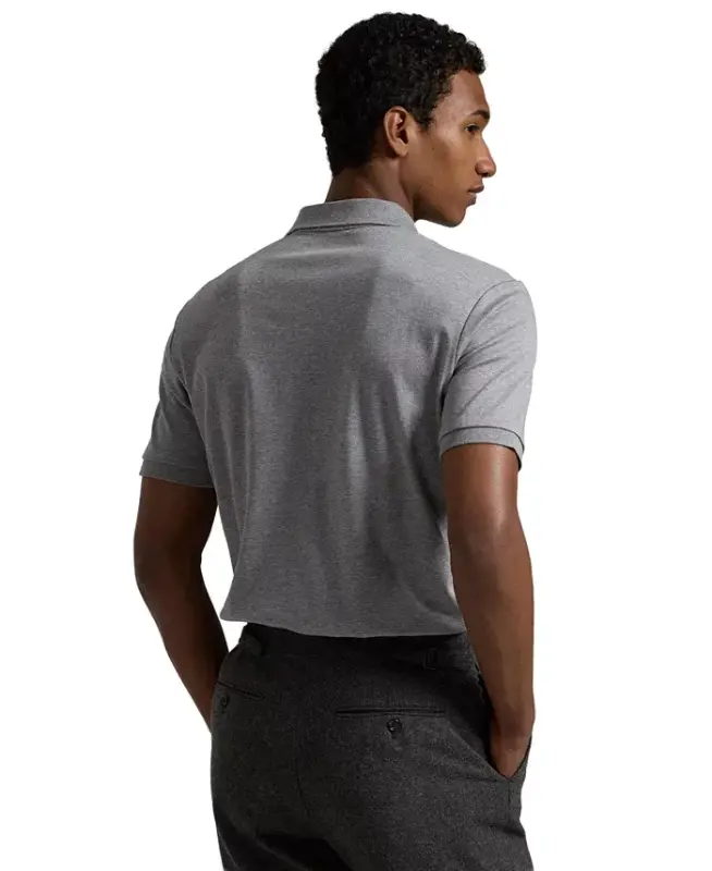 Men's Classic-Fit Soft Cotton Polo Shirt - Bath Pink - 7