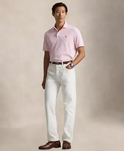Men's Classic-Fit Soft Cotton Polo Shirt - Bath Pink - 2