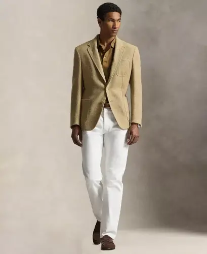 Men's Classic-Fit Soft Cotton Polo Shirt - Carmel Pink - 12