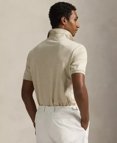 Men's Classic-Fit Soft Cotton Polo Shirt - Expedition Dune Heather - POLO RALPH LAUREN (1)