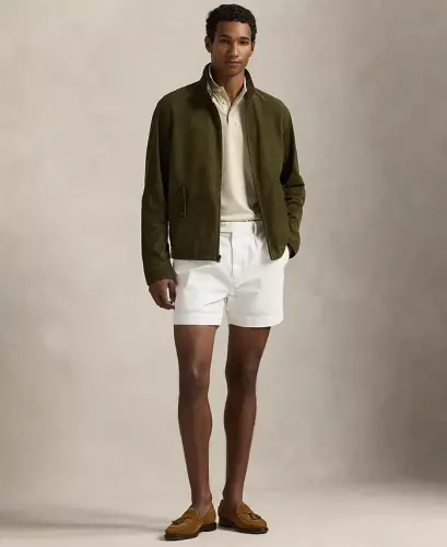 Men's Classic-Fit Soft Cotton Polo Shirt - Expedition Dune Heather - 4