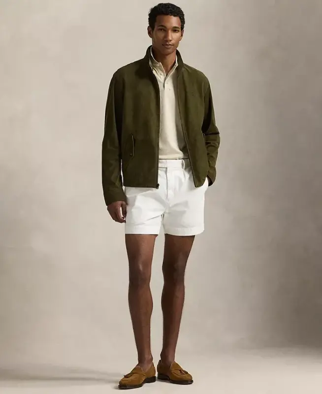 Men's Classic-Fit Soft Cotton Polo Shirt - Expedition Dune Heather - 4