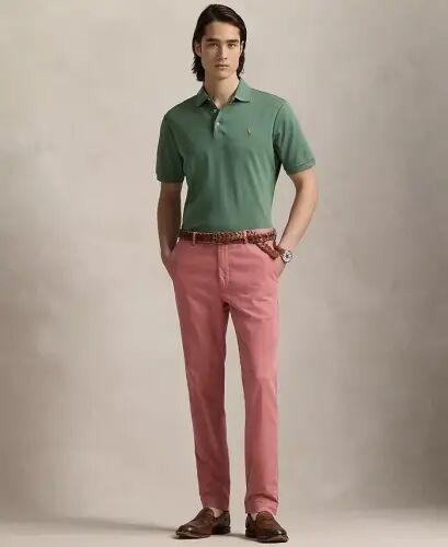 Men's Classic Fit Soft Cotton Polo Shirt - Fatigue - Polo Ralph Lauren (1)