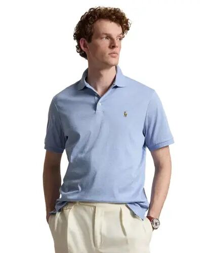 Men's Classic-Fit Soft Cotton Polo Shirt - Isle Heather 
