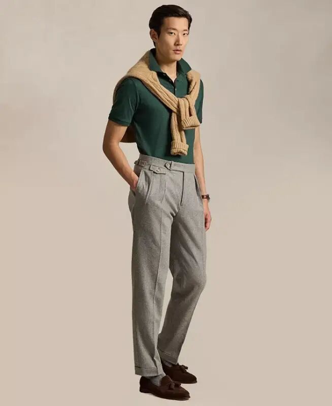 Men's Classic-Fit Soft Cotton Polo Shirt - Scotch Pine Heather - 2