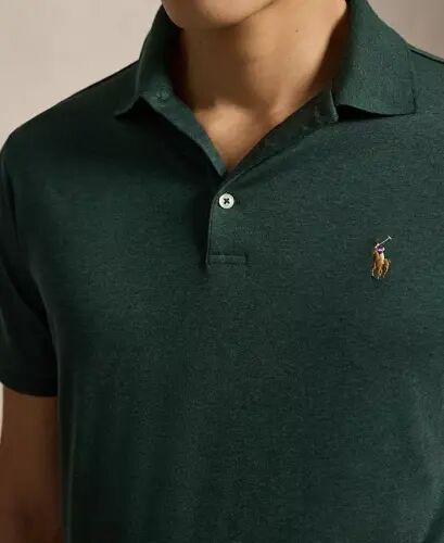 Men's Classic-Fit Soft Cotton Polo Shirt - Scotch Pine Heather - 3