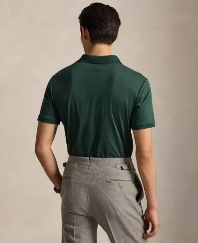 Men's Classic-Fit Soft Cotton Polo Shirt - Scotch Pine Heather - 4