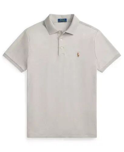 Men's Classic Fit Soft Cotton Polo Shirt - SPRING HEATHER - Polo Ralph Lauren (1)