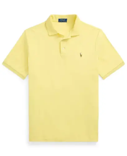 Men's Classic-Fit Soft Cotton Polo Shirt - Wicket Yellow - POLO RALPH LAUREN (1)