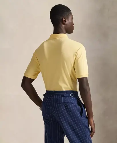 Men's Classic-Fit Soft Cotton Polo Shirt - Wicket Yellow - 3