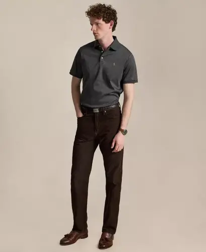 Men's Classic-Fit Soft Cotton Polo Shirt - Windsor Heather - 2