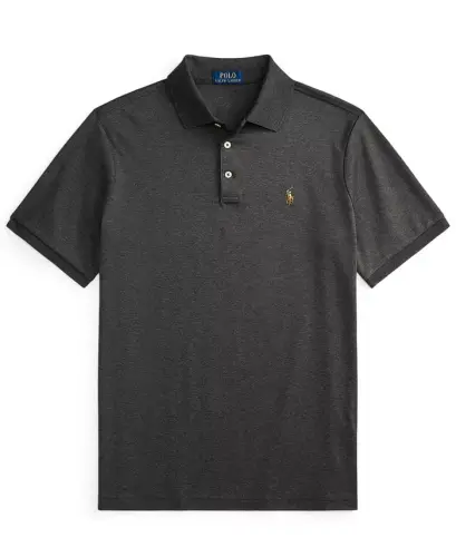 Men's Classic-Fit Soft Cotton Polo Shirt - Windsor Heather - 6