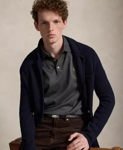 Men's Classic-Fit Soft Cotton Polo Shirt - Windsor Heather - 4
