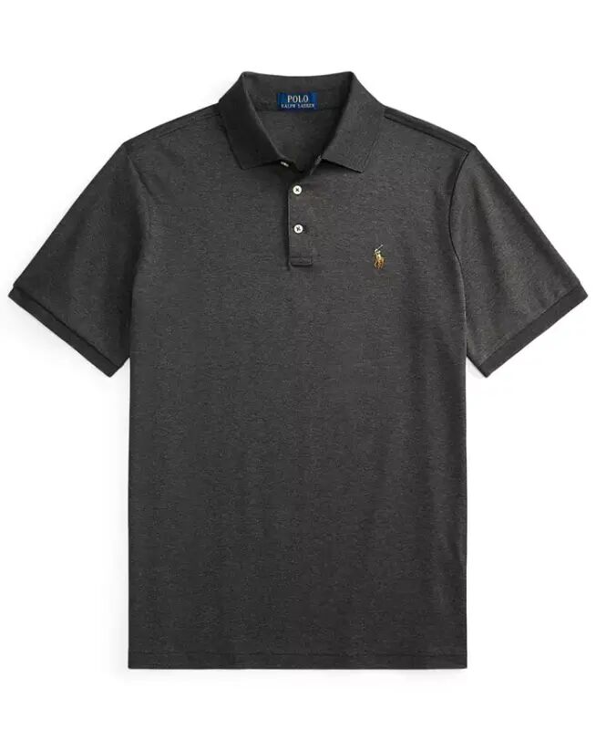 Men's Classic-Fit Soft Cotton Polo Shirt - Windsor Heather - 6