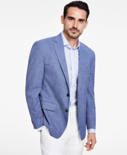 Men's Classic-Fit Solid Sport Coat Blue - 1