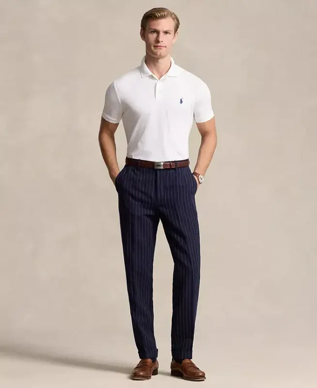 Men's Classic-Fit Stretch Mesh Polo Shirt - 2