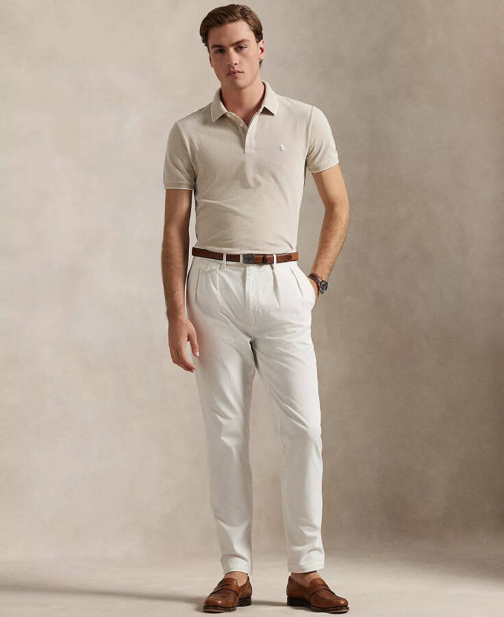 Men's Classic-Fit Stretch Oxford Mesh Polo - 4