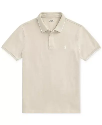 Men's Classic-Fit Stretch Oxford Mesh Polo - 5