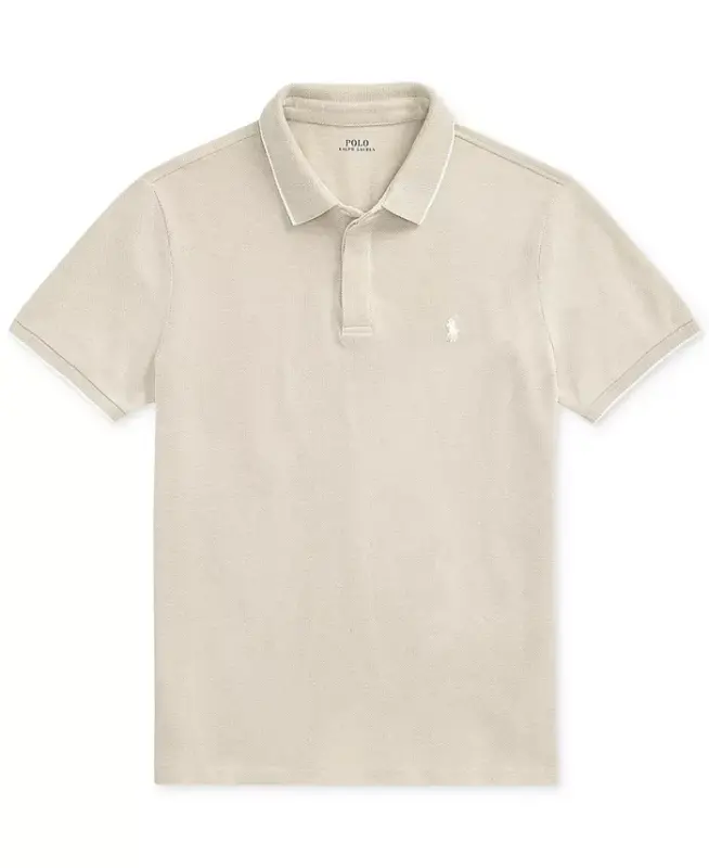Men's Classic-Fit Stretch Oxford Mesh Polo - 5