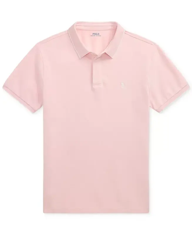 Men's Classic-Fit Stretch Oxford Mesh Polo - 5