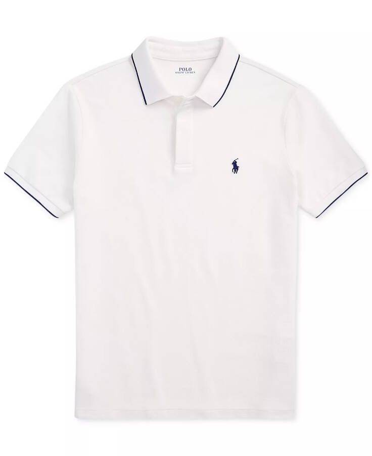 Men's Classic-Fit Stretch Oxford Mesh Polo - 5