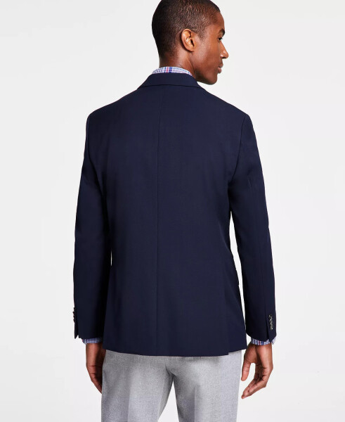 Men's Classic-Fit Stretch Solid Blazers Navy - 2