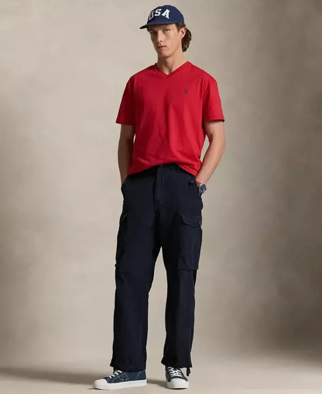 Men's Classic-Fit V Neck T-Shirt - 2