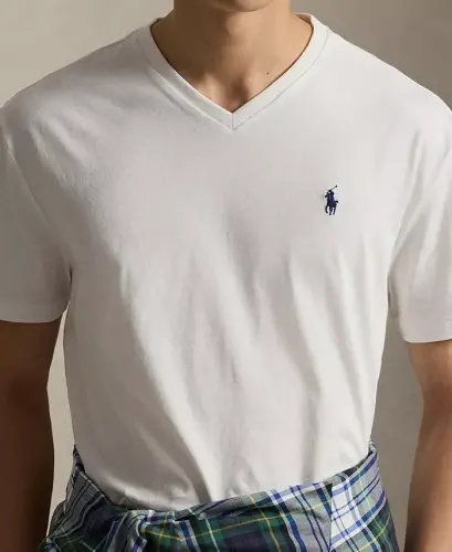 Men's Classic-Fit V Neck T-Shirt - 3