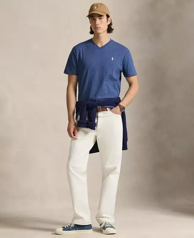 Men's Classic-Fit V Neck T-Shirt - 2