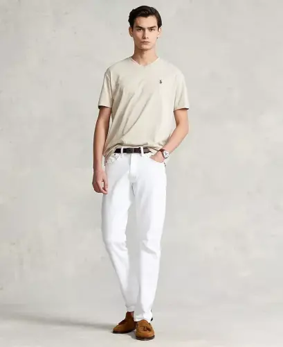 Men's Classic-Fit V Neck T-Shirt - 4