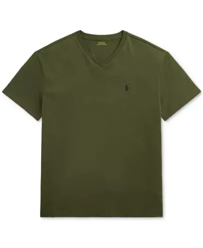 Men's Classic-Fit V-Neck T-Shirt - COMPANY OLIVE/C8526 - 5