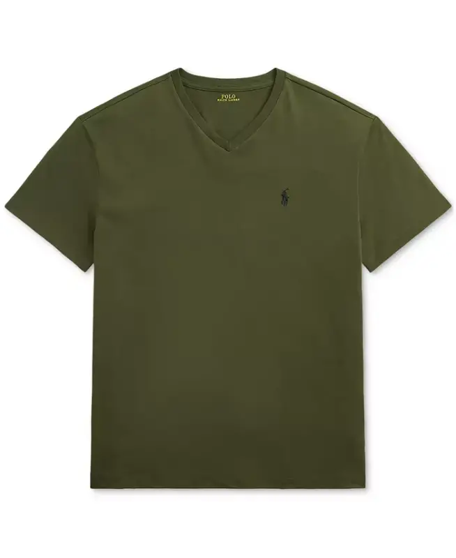 Men's Classic-Fit V-Neck T-Shirt - COMPANY OLIVE/C8526 - 5