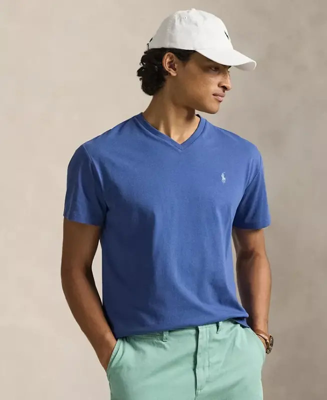 Men's Classic-Fit V-Neck T-Shirt - Old Royal - POLO RALPH LAUREN