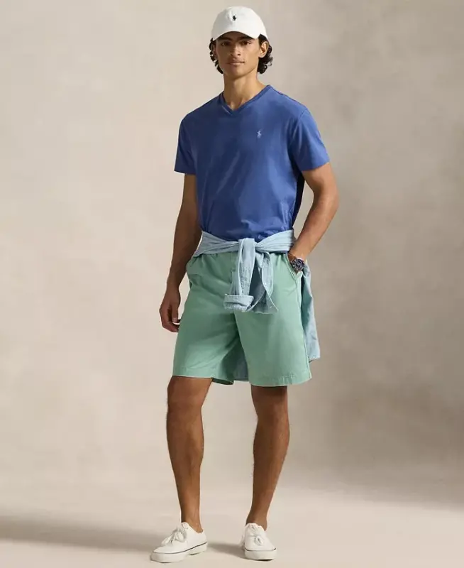 Men's Classic-Fit V-Neck T-Shirt - Old Royal - 2