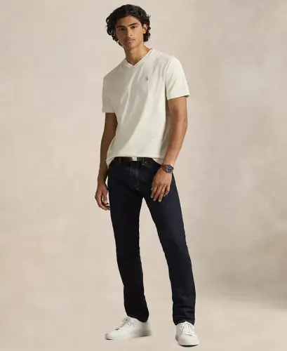 Men's Classic-Fit V-Neck T-Shirt - ParcModazoneent Cream - POLO RALPH LAUREN (1)