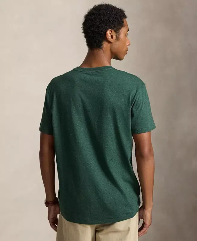 Men's Classic-Fit V-Neck T-Shirt - SCOTCH PINE HEATHER/C4939 - 4