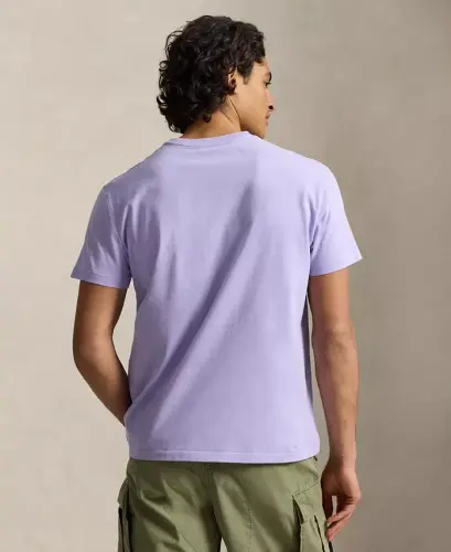 Men's Classic-Fit V-Neck T-Shirt - Sky Lavender - 4