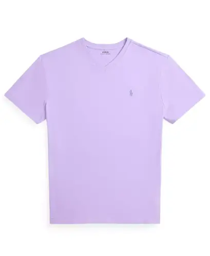 Men's Classic-Fit V-Neck T-Shirt - Sky Lavender - 5