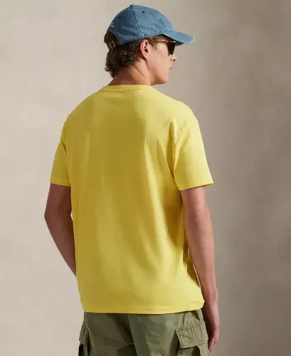 Men's Classic-Fit V-Neck T-Shirt - Sunfish Yellow - 4